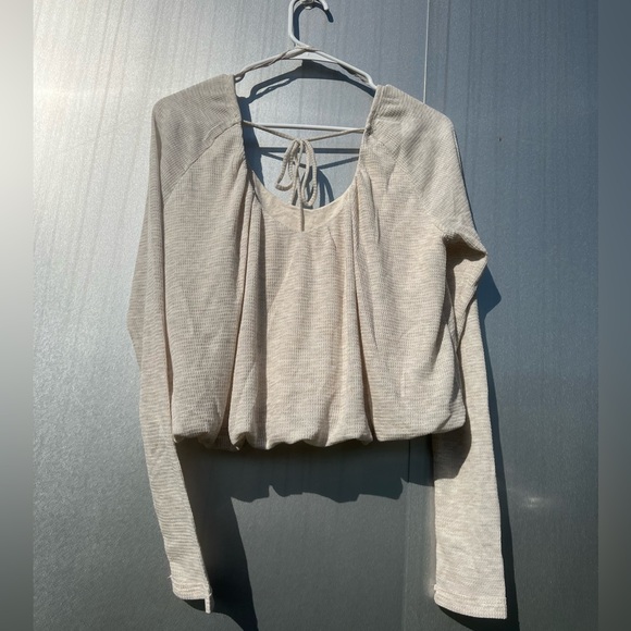 Free People, Small, Oatmeal Heather - Picture 2 of 4